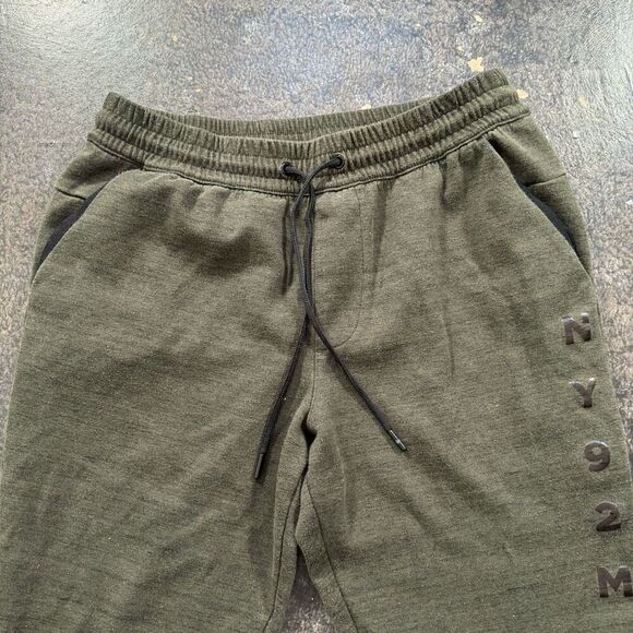 MSX By Micheal Strahan Drawstring Jogger Pants Army Green Sz Medium Cotton Blend - Picture 3 of 10